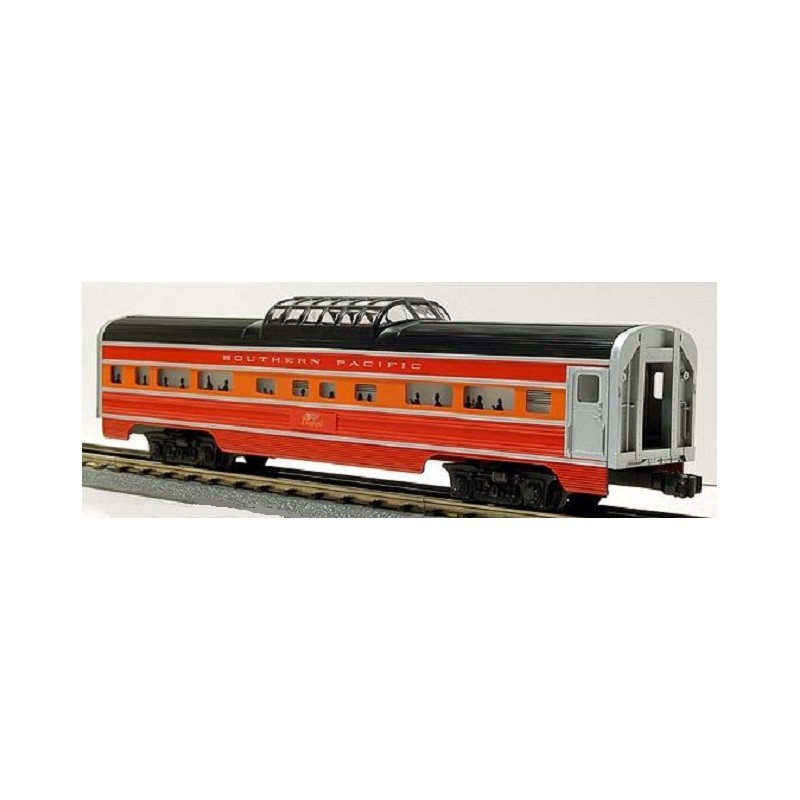 LIONEL 7211 SOUTHERN PACIFIC DAYLIGHT ALUMINUM VISTA DOME CAR