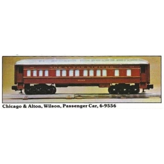 LIONEL 6-9556 CHICAGO AND ALTON LIMITED PASSENGER CAR