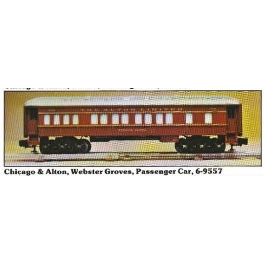 LIONEL 6-9557 CHICAGO AND ALTON LIMITED PASSENGER CAR