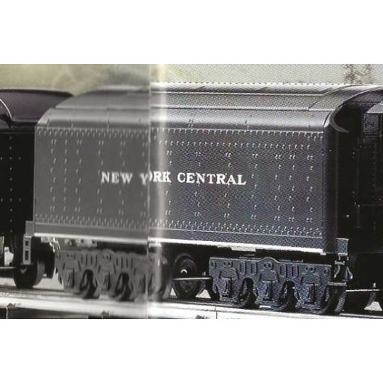 LIONEL 13008 NEW YORK CENTRAL COMMODORE VANDERBILT TINPLATE STEAM LOCOMOTIVE WITH TENDER AND TINPLATE PASSENGER CARS