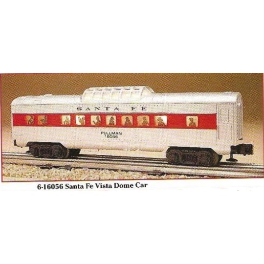 LIONEL 16055 16056 16057 16060 16092 SANTA FE PASSENGER CAR SET