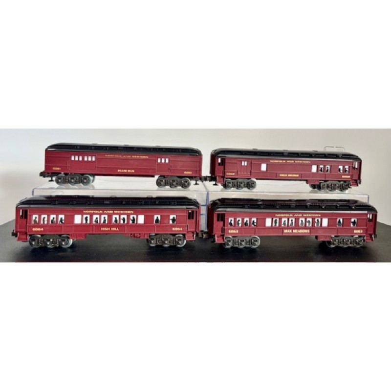 LIONEL 16061 THRU 16065 NORFOLK AND WESTERN PASSENGER CARS SET