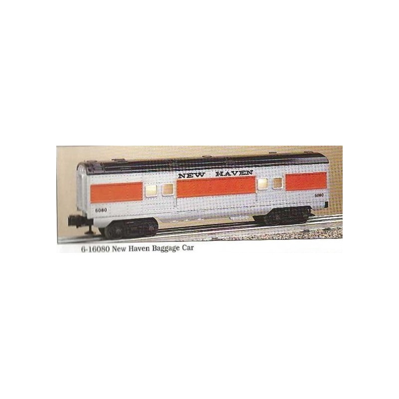 LIONEL 16080 THRU 16084 WITH 16086 NEW HAVEN PASSENGER CARS SET