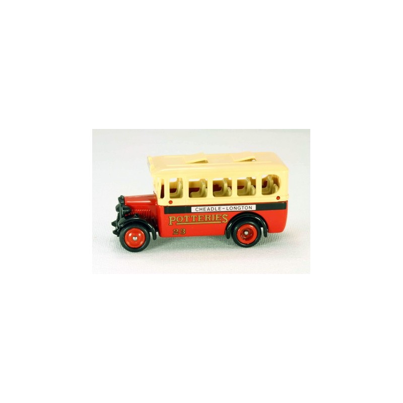 Lledo Days Gone DG105 1935 Model "A" Ford Potteries Bus