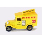 Lledo Days Gone DG131 Model "A" Van Evening News
