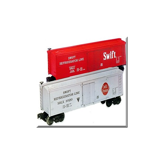 LIONEL 19555 AND 19556 SWIFT REEFERS 2-PACK