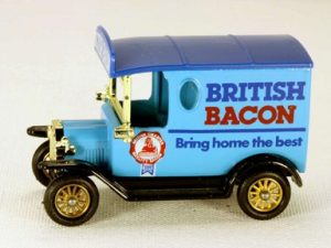 Lledo Days Gone DG614 Model T" Van British Bacon"