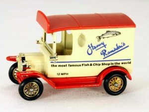 Lledo Days Gone DG615 Model T" Van Ramsden Fish & Chips"