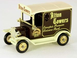 Lledo Days Gone DG644 Model T" Van Alton Towers"
