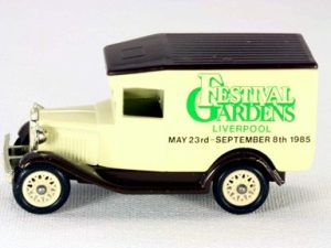 Lledo Days Gone DG1316 Model A" Van Liverpool Festival Gardens"