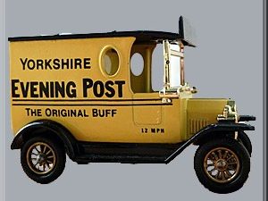 Lledo Days Gone DG612 1915 MODEL T VAN YORKSHIRE EVENING POST