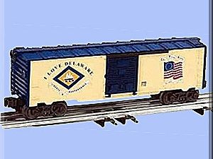 LIONEL 29908 I LOVE DELAWARE BOXCAR