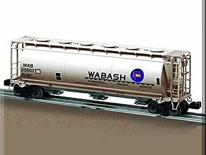LIONEL 27104 WABASH 3 BAY CYLINDRICAL HOPPER