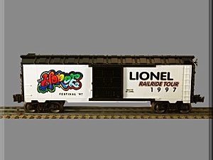 LIONEL 29225 H.O.R.D.E. MUSIC FESTIVAL BOXCAR