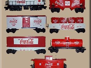 K-LINE K-1805B COCA COLA CLASSIC TRAIN SET WITHOUT TRANSFORMER