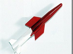 LIONEL 610-4162-010 RED OVER WHITE ROCKET