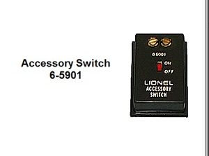 Lionel Part 6-5901 accessory switch on/off