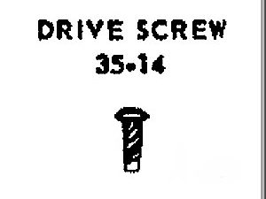 Lionel Part 35-14 Drive Screw