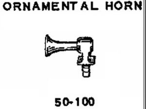 Lionel Part 50-100 ornamental horn