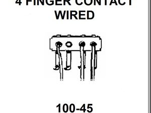 Lionel Part 100-45 E unit four finger contact