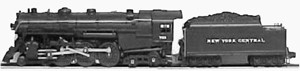 LIONEL 8406 NEW YORK CENTRAL HUDSON LOCOMOTIVE AND TENDER