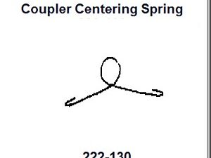 Lionel Part 222-130 coupler centering spring