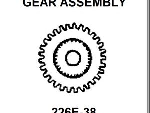 Lionel Part 226E-38 second intermediate gear assembly