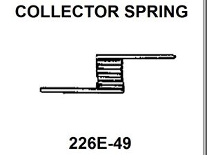 Lionel Part 226E-49 collector spring