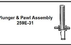 Lionel Part 259E-31 plunger and pawl assembly