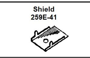 Lionel Parts 259E-41 shield for bottom fingers