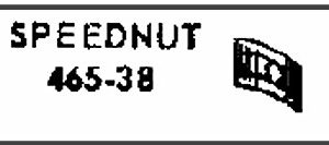 Lionel Part 465-38 speednut