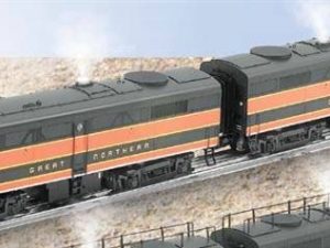 LIONEL 38147 GREAT NORTHERN ALCO FA-2 DIESEL A-A LOCOMOTIVES WITH 38194