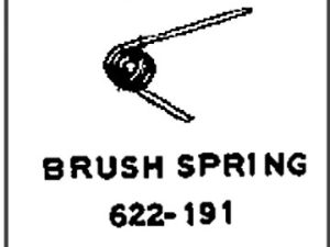 LIONEL PART 622-191 motor brush spring