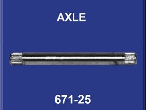 LIONEL PART 671-25 driver wheel axle plain