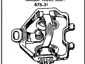 LIONEL PART 675-21 trailer truck