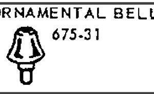 LIONEL PART 675-31 ornamental bell