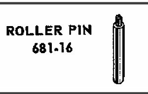 LIONEL PART 681-16 roller pin