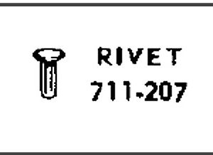 LIONEL PART 711-207 rivet for lamp bracket