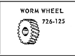 LIONEL PART 726-125 worm gear