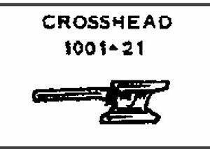 LIONEL PART 1001-21 crosshead