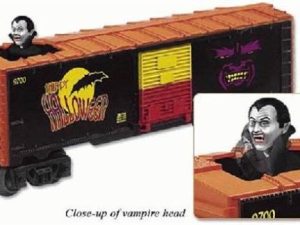LIONEL 26746 HALLOWEEN BOBBING HEAD VAMPIRE BOXCAR