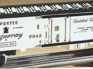 LIONEL 9843 TANQUERAY GIN BILLBOARD REEFER