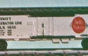 LIONEL 9855 SWIFT AND COMPANY BILLBOARD REEFER CAR