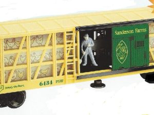 LIONEL 19882 SANDERSON FARMS POULTRY CAR