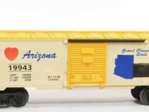 LIONEL 19943 I LOVE ARIZONA BOXCAR