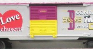 LIONEL 19951 I LOVE MASSACHUSETTS BOXCAR