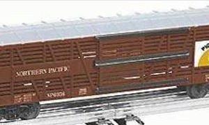 LIONEL 19560 NORTHERN PACIFIC BI-LEVEL STOCK CAR
