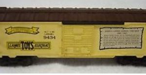 LIONEL 9434 JOSHUA LIONEL COWEN THE MAN BOXCAR