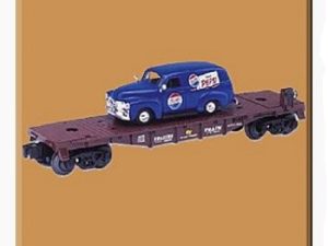 LIONEL 36090  FLATCAR WITH DIE CAST PEPSI TRUCK