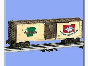 LIONEL 29915 I LOVE ARKANSAS BOXCAR
